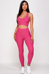 CONJUNTOS DE TOP CON SUJETADOR Y LEGGINGS LEVANTAN GLÚTEOS