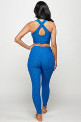 CONJUNTOS DE TOP CON SUJETADOR Y LEGGINGS LEVANTAN GLÚTEOS