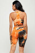 Thumbnail of TIE DYE RACERBACK BRA BIKE SET