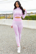 Thumbnail of SEAMLESS POP UP  ZIP UP ACTIVEWEAR SET