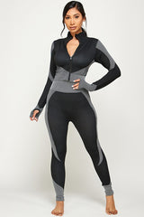 SEAMLESS POP UP  ZIP UP ACTIVEWEAR SET