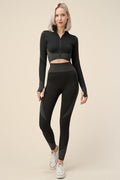 Thumbnail of SEAMLESS POP UP  ZIP UP ACTIVEWEAR SET