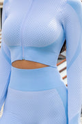 Thumbnail of SEAMLESS POP UP  ZIP UP ACTIVEWEAR SET