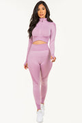 Thumbnail of SEAMLESS POP UP  ZIP UP ACTIVEWEAR SET