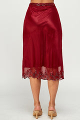 INDIAN SKIRT WITH LINING AND SEQUENCE