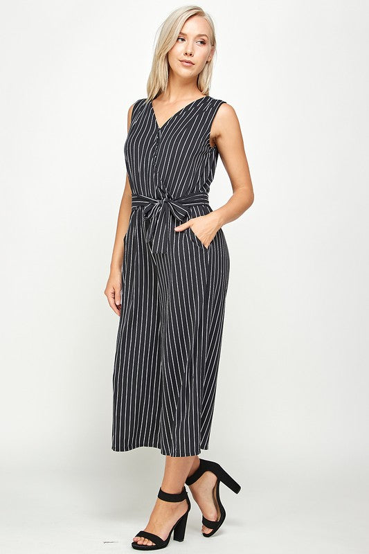 STRIPE JUMPSUIT