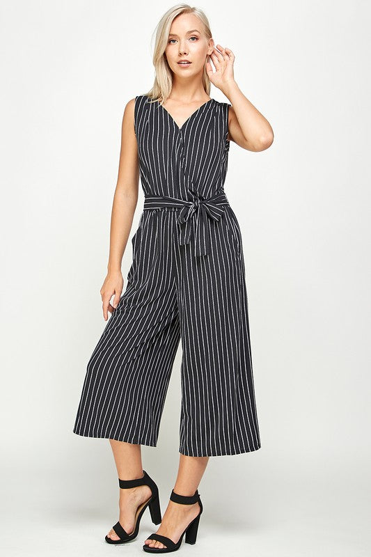 STRIPE JUMPSUIT