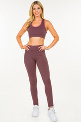 TWO  PC TIK TOK BUTT LIFTED LEGGINGS