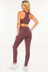 TWO  PC TIK TOK BUTT LIFTED LEGGINGS