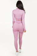 Thumbnail of SEAMLESS POP UP  ZIP UP ACTIVEWEAR SET