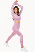 Thumbnail of SEAMLESS POP UP  ZIP UP ACTIVEWEAR SET