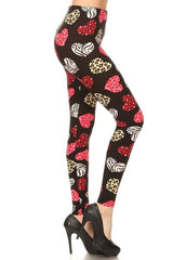 ADULT HEART BUTTERY SOFT LEGGINGS