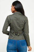 Thumbnail of Casual Asymmetrical Long Sleeve Zip Up Jacket