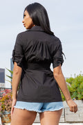 Thumbnail of Women's button down short sleeve Shirt