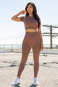 Thumbnail of ACTIVE SEAMLESS CROP TOP AND PANTS SET
