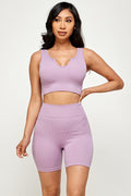 Thumbnail of ACTIVE CROP TOP AND BIKER SHORT SET