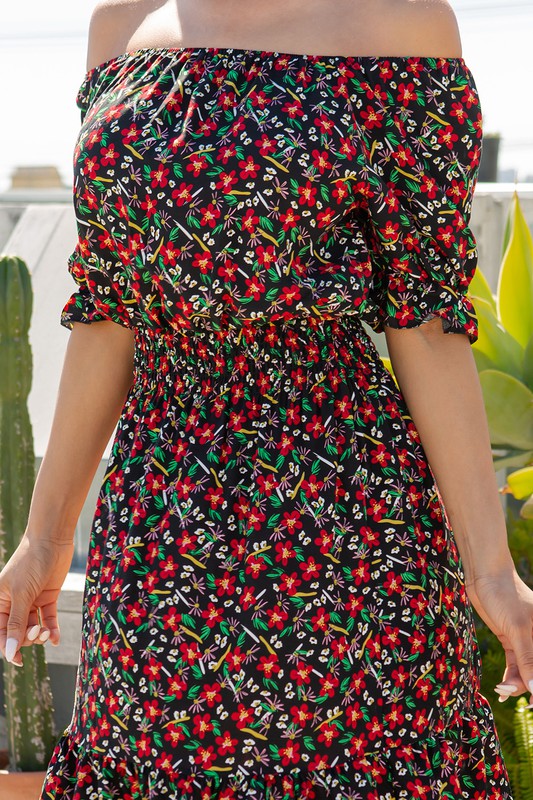 Allover Floral Dress