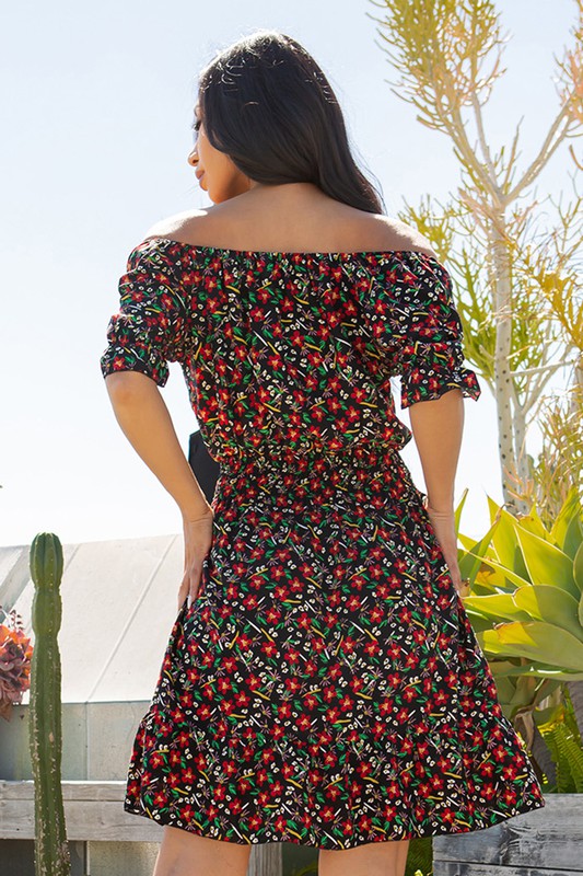 Allover Floral Dress