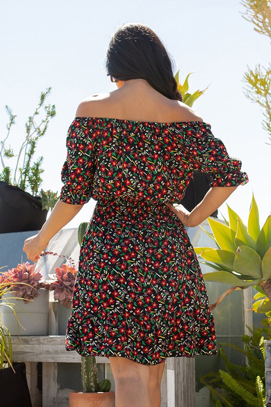 Allover Floral Dress