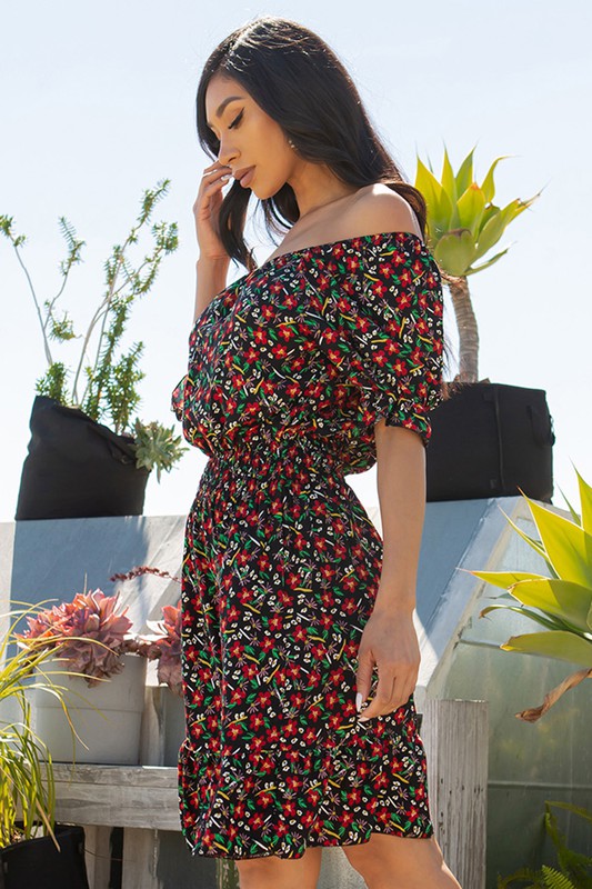 Allover Floral Dress