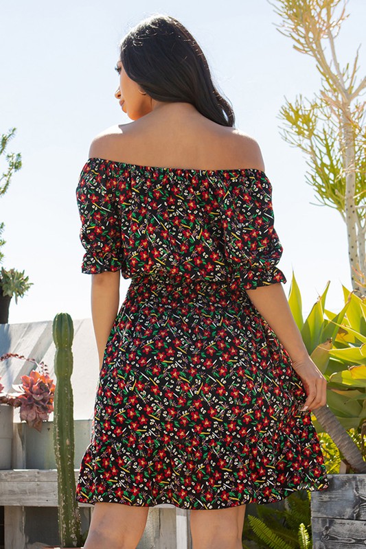 Allover Floral Dress