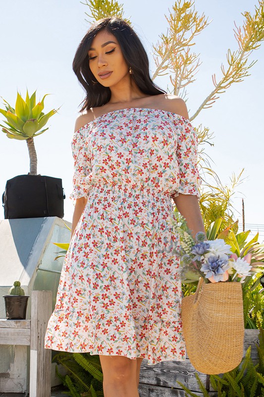 Allover Floral Dress