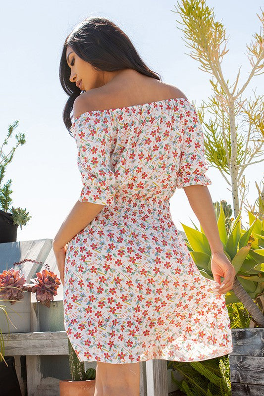 Allover Floral Dress