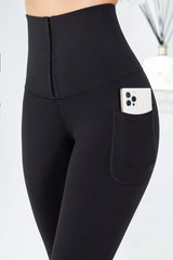 BODY SHAPNG COMPRESSION PANTS WITH ONE POCKET