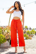 Thumbnail of PANTALONES DE PIERNA ANCHA CON CINTURA LISA