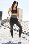 Thumbnail of Cross Back Sports Bra Activewear pants Set