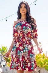 Allover Floral Dress.