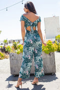 Thumbnail of PRINT OFF SHOULDER AND WIDE LEG JUMPSUIT.