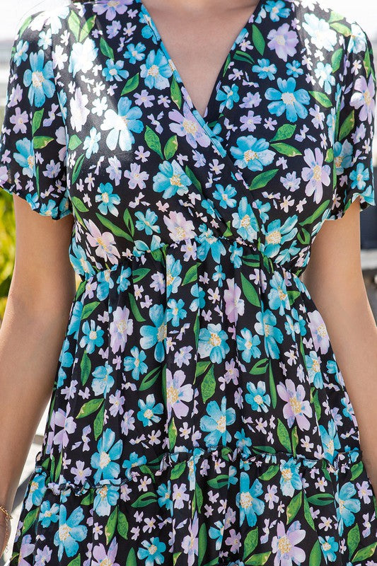 Allover Floral Dress