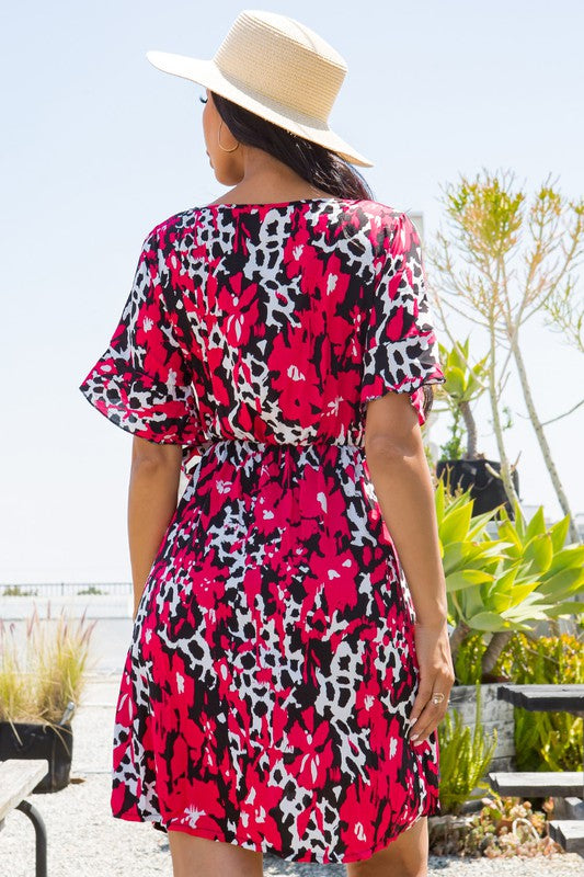 Vestido floral integral