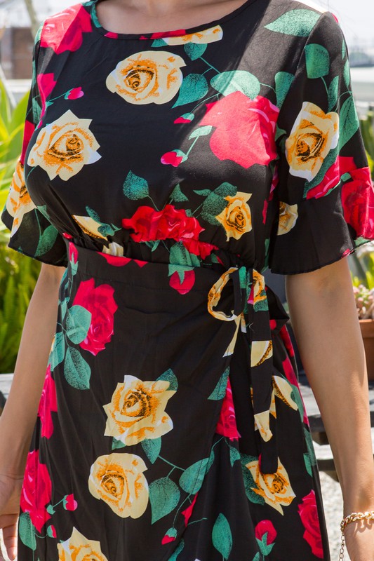 Allover Floral Dress