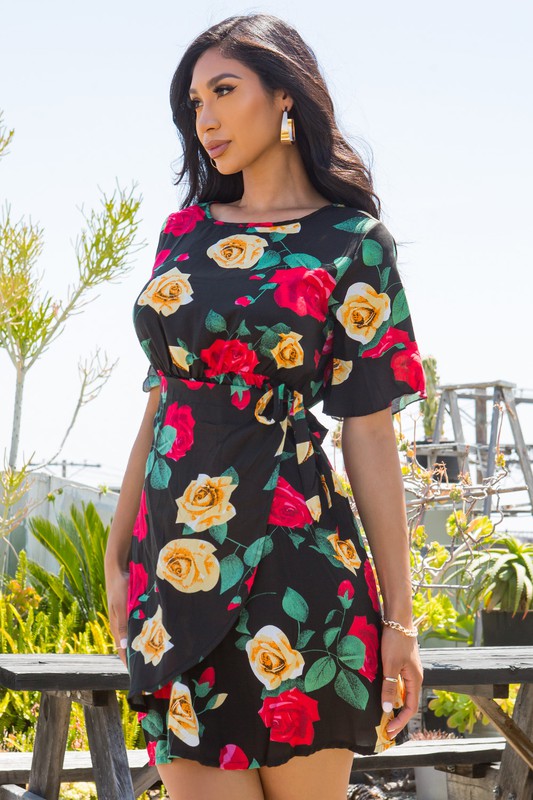 Allover Floral Dress