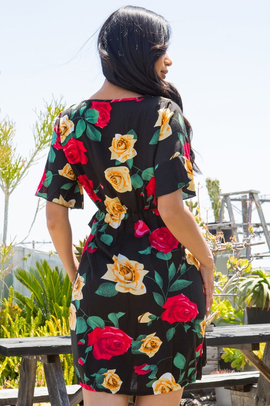 Allover Floral Dress