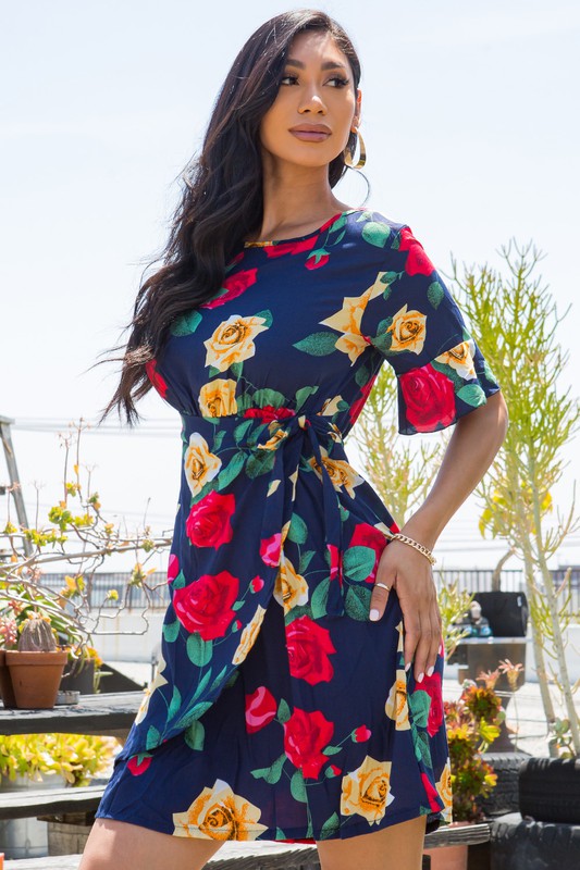 Allover Floral Dress