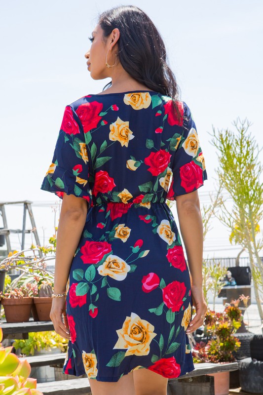 Allover Floral Dress
