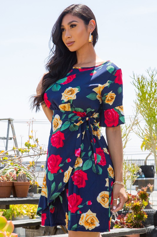 Allover Floral Dress
