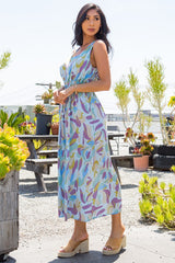 Allover Floral Maxi Dress.