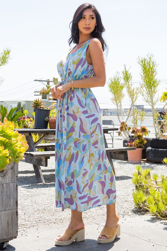 Allover Floral Maxi Dress.