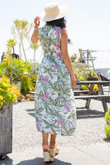 Allover Floral Maxi Dress.