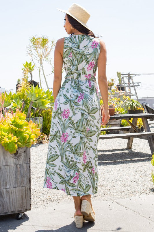 Allover Floral Maxi Dress.