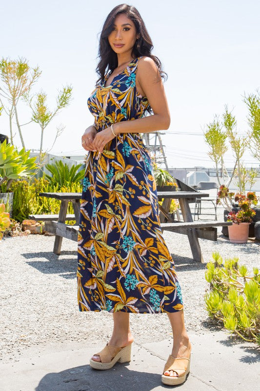 Allover Floral Maxi Dress.