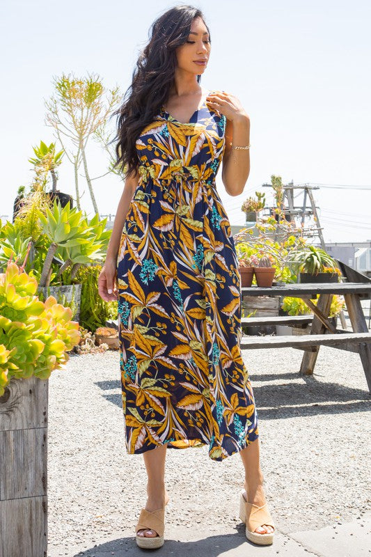 Allover Floral Maxi Dress.