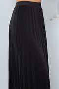 Thumbnail of SOLID WIDE PLEATED SKIRT WITH LINING