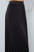 Thumbnail of SOLID WIDE PLEATED SKIRT WITH LINING