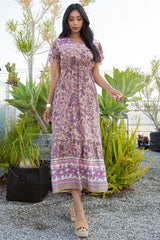 Allover Floral Maxi Dress
