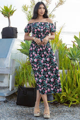 Allover Floral Maxi Dress